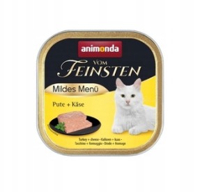 ANIMONDA Vom Feinsten Castrated Cats - indyk i ser mokra karma dla kotów 100g