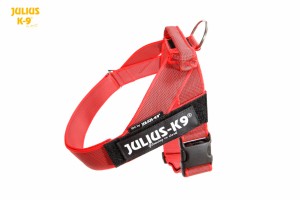 JULIUS K9® Szelki dla psa pasowe roz. 2 czerwone