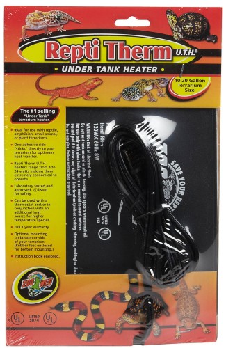 ZOO MED Mata grzewcza pod terrarium 15x20cm 8W