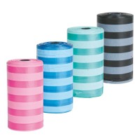 TRIXIE Worki foliowe na odchody psa 4 rolki x 20 sztuk kolorowe