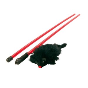 TRIXIE Zabawka dla kota Wędka z myszką 100cm