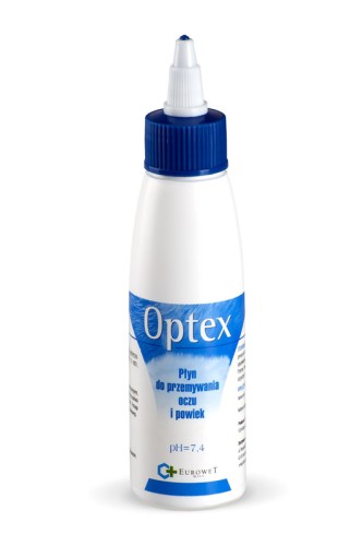 EUROWET Optex płyn do przemywania oczu i powiek dla psa i kota 100ml
